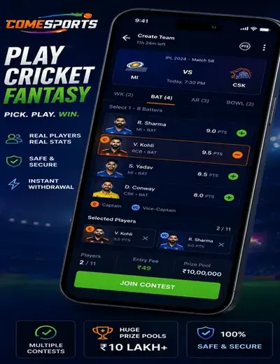 Betwinnerindia (betwinner india) fantasy cricket & matchday visual 2